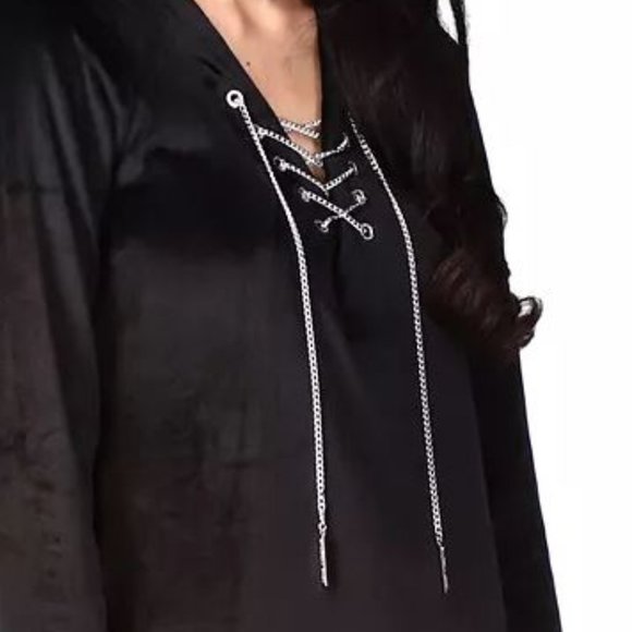 Michael Kors Plus Size Velour Velvet Tunic Dress - XXL - Picture 4 of 9